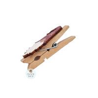 5cm Wooden Gnome Clips (Set Of 6) image