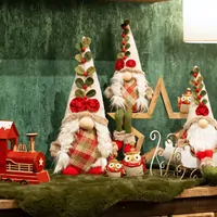 44cm Christmas Holly Gnome Shelf Sitter- Boy Or Girl image