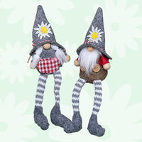 18cm Gnome With Edelweiss Flower- Boy Or Girl image