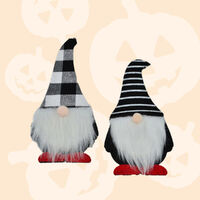 14cm Black & White Gnome - Assorted Designs image