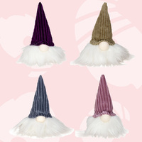 10cm Gnome in Corduroy Hat- Assorted Designs image