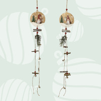 50cm Wooden Gnome Hanging Decoration- Assorted Designs image