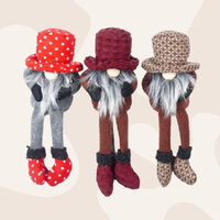 27cm Felt Gnome In Oversized Hat- Assorted Colours image