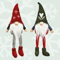 Briar & Moss Jingledew | 48cm Christmas Gnome Shelf Sitter | Assorted Designs image