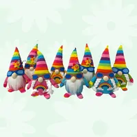 The Rainbow Collective | 23cm Rainbow Gnome - Assorted Options image