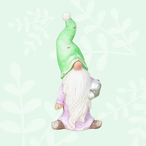 Basil Meadowbrook | 32cm Garden Gnome With Watering Can