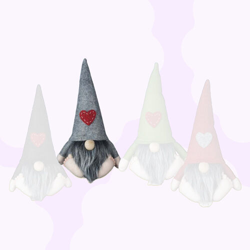 Bram- The Barefoot Brigade | 27cm Barefoot Gnome | Grey Hat